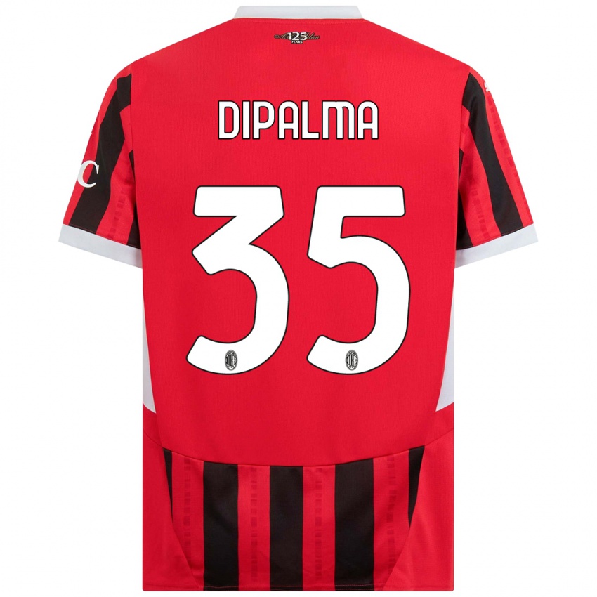 Hombre Camiseta Matteo Dipalma #35 Rojo Negro 1ª Equipación 2024/25 La Camisa México