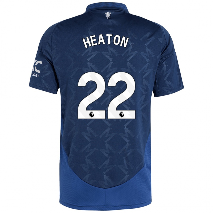 Hombre Camiseta Tom Heaton #22 Índigo 2ª Equipación 2024/25 La Camisa México