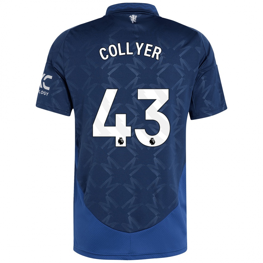 Hombre Camiseta Toby Collyer #43 Índigo 2ª Equipación 2024/25 La Camisa México