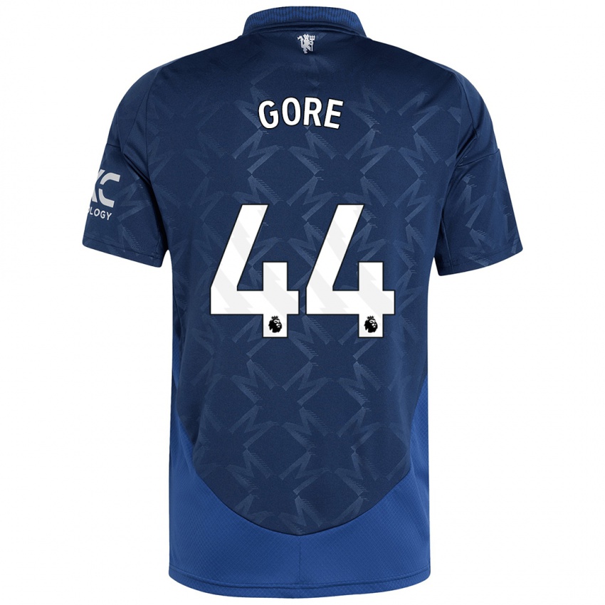 Hombre Camiseta Daniel Gore #44 Índigo 2ª Equipación 2024/25 La Camisa México