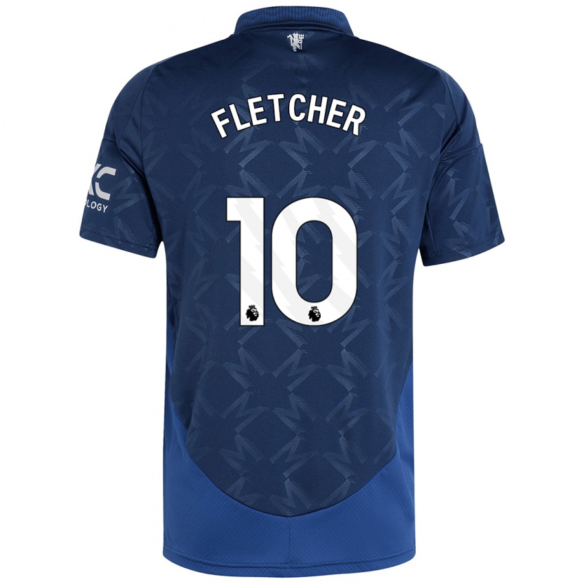 Hombre Camiseta Jack Fletcher #10 Índigo 2ª Equipación 2024/25 La Camisa México