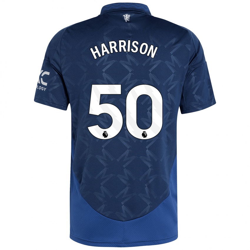 Hombre Camiseta Elyh Harrison #50 Índigo 2ª Equipación 2024/25 La Camisa México