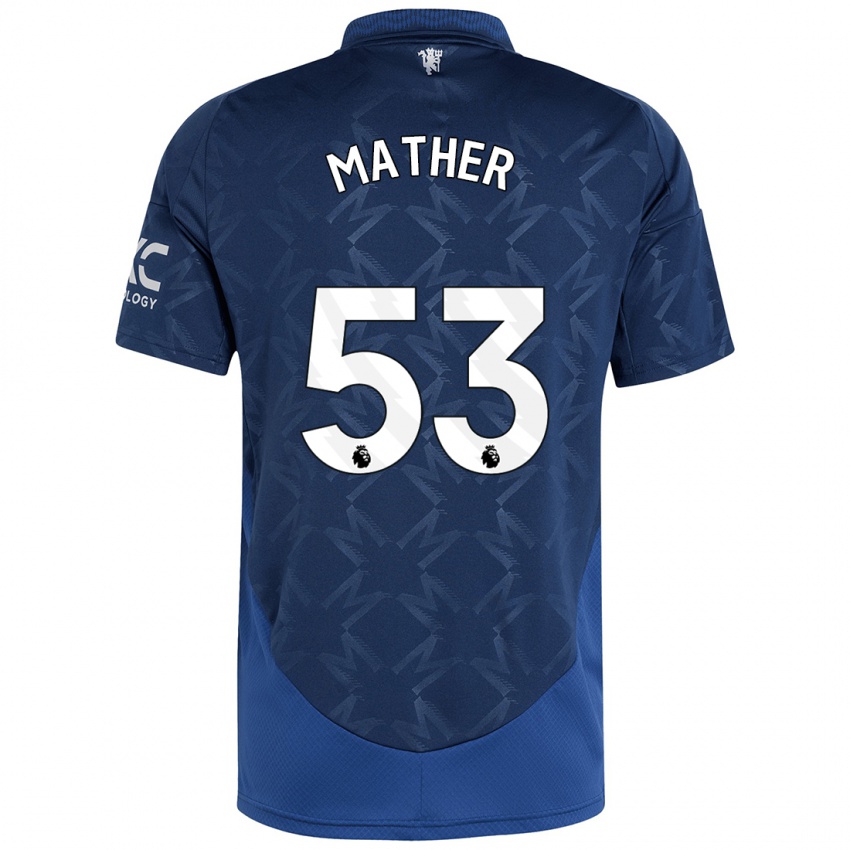 Hombre Camiseta Sam Mather #53 Índigo 2ª Equipación 2024/25 La Camisa México