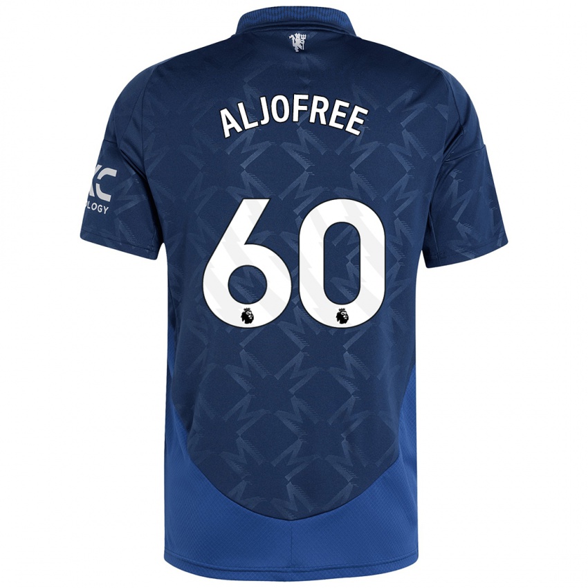 Hombre Camiseta Sonny Aljofree #60 Índigo 2ª Equipación 2024/25 La Camisa México