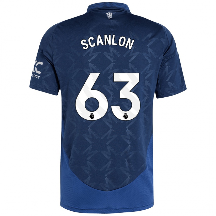 Hombre Camiseta James Scanlon #63 Índigo 2ª Equipación 2024/25 La Camisa México