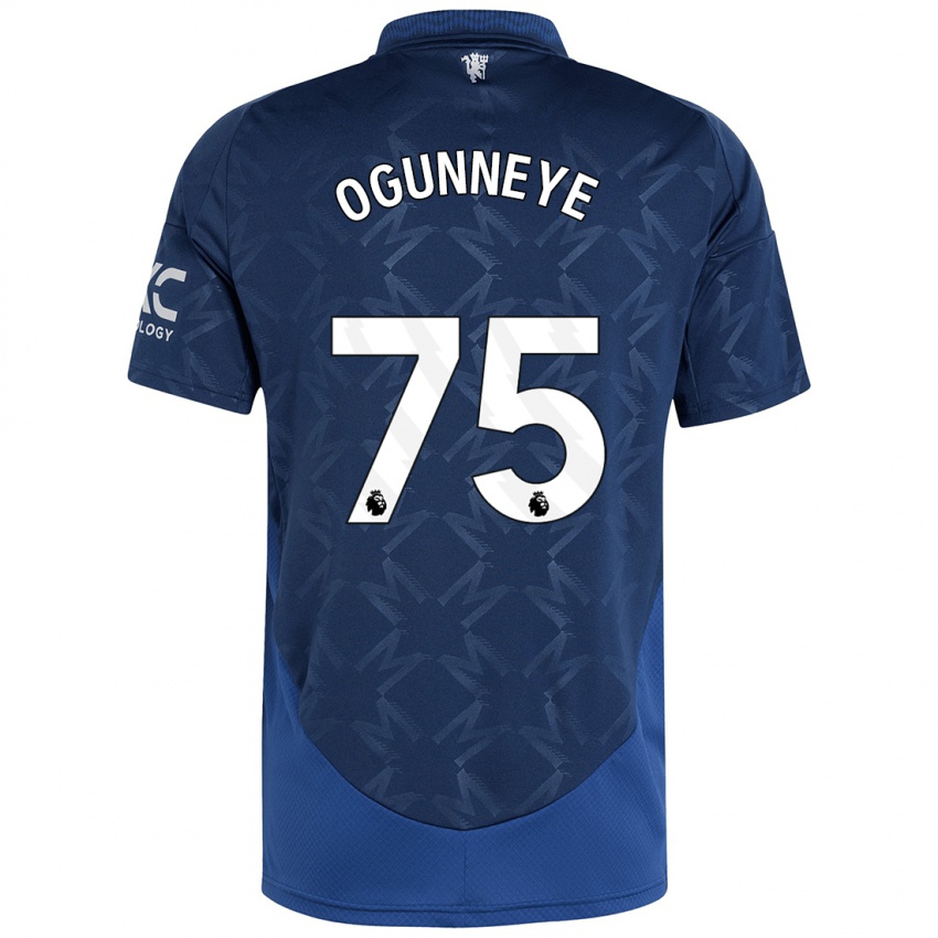 Hombre Camiseta Habeeb Ogunneye #75 Índigo 2ª Equipación 2024/25 La Camisa México