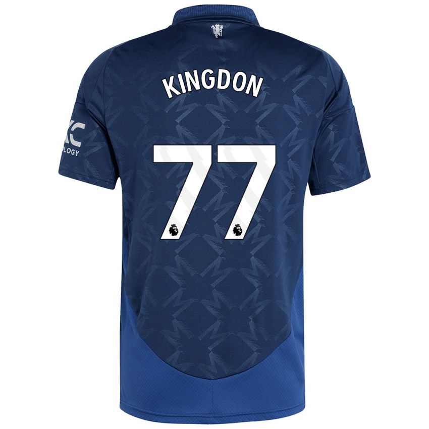 Hombre Camiseta Jack Kingdon #77 Índigo 2ª Equipación 2024/25 La Camisa México