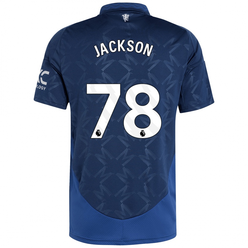 Hombre Camiseta Louis Jackson #78 Índigo 2ª Equipación 2024/25 La Camisa México