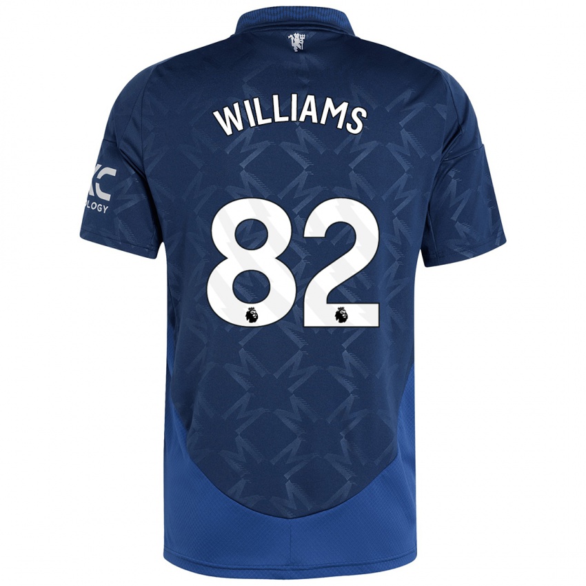 Hombre Camiseta Ethan Williams #82 Índigo 2ª Equipación 2024/25 La Camisa México