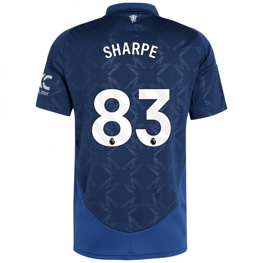 Hombre Camiseta Malachi Sharpe #83 Índigo 2ª Equipación 2024/25 La Camisa México