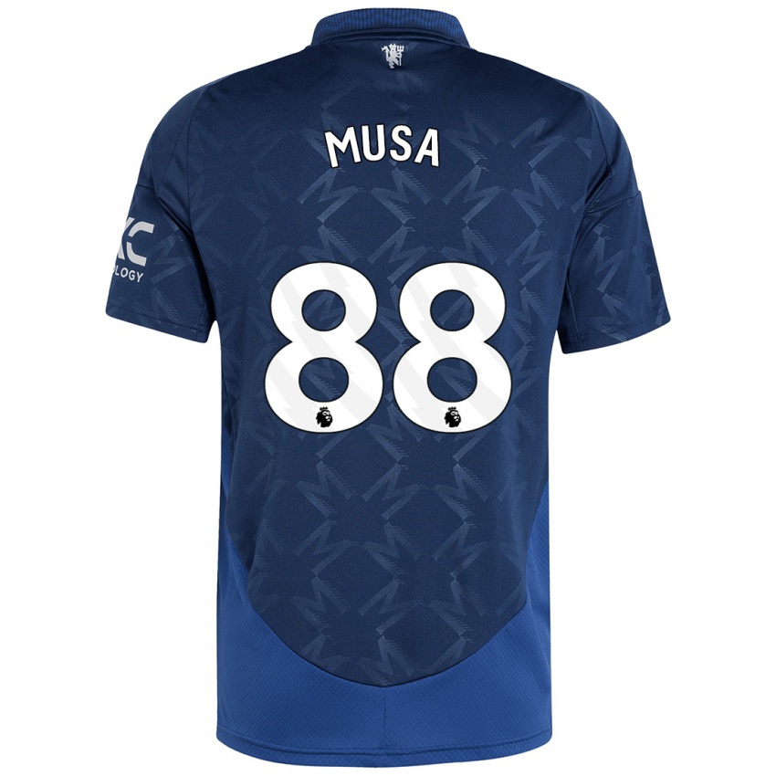 Hombre Camiseta Victor Musa #88 Índigo 2ª Equipación 2024/25 La Camisa México