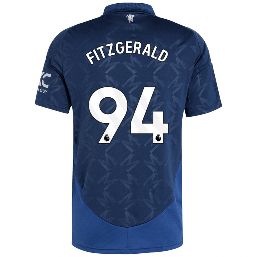 Hombre Camiseta Jayce Fitzgerald #94 Índigo 2ª Equipación 2024/25 La Camisa México