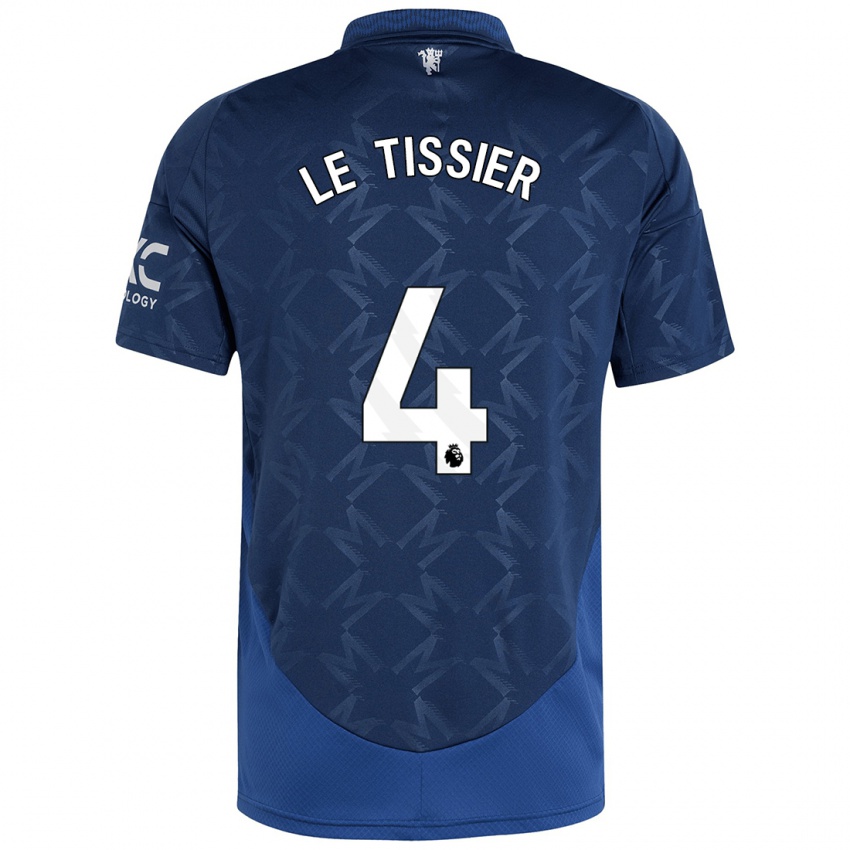 Hombre Camiseta Maya Le Tissier #4 Índigo 2ª Equipación 2024/25 La Camisa México