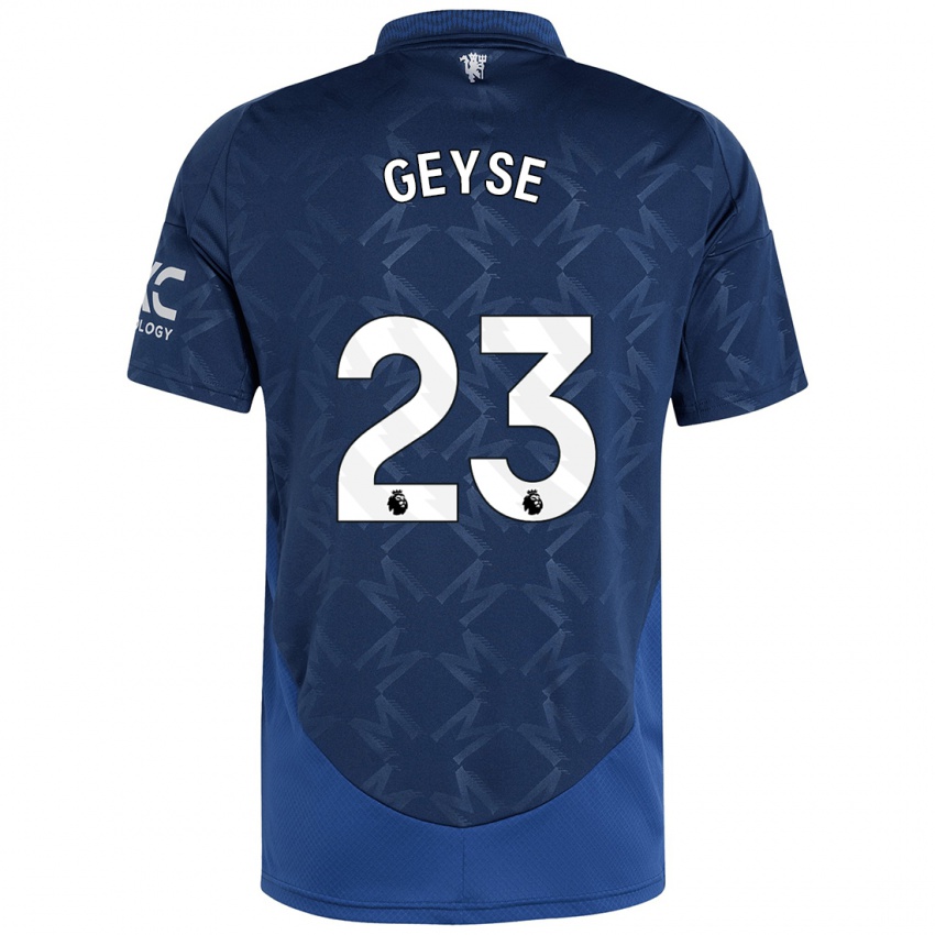 Hombre Camiseta Geyse #23 Índigo 2ª Equipación 2024/25 La Camisa México