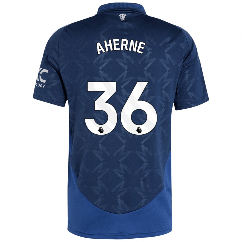 Hombre Camiseta Alyssa Aherne #36 Índigo 2ª Equipación 2024/25 La Camisa México