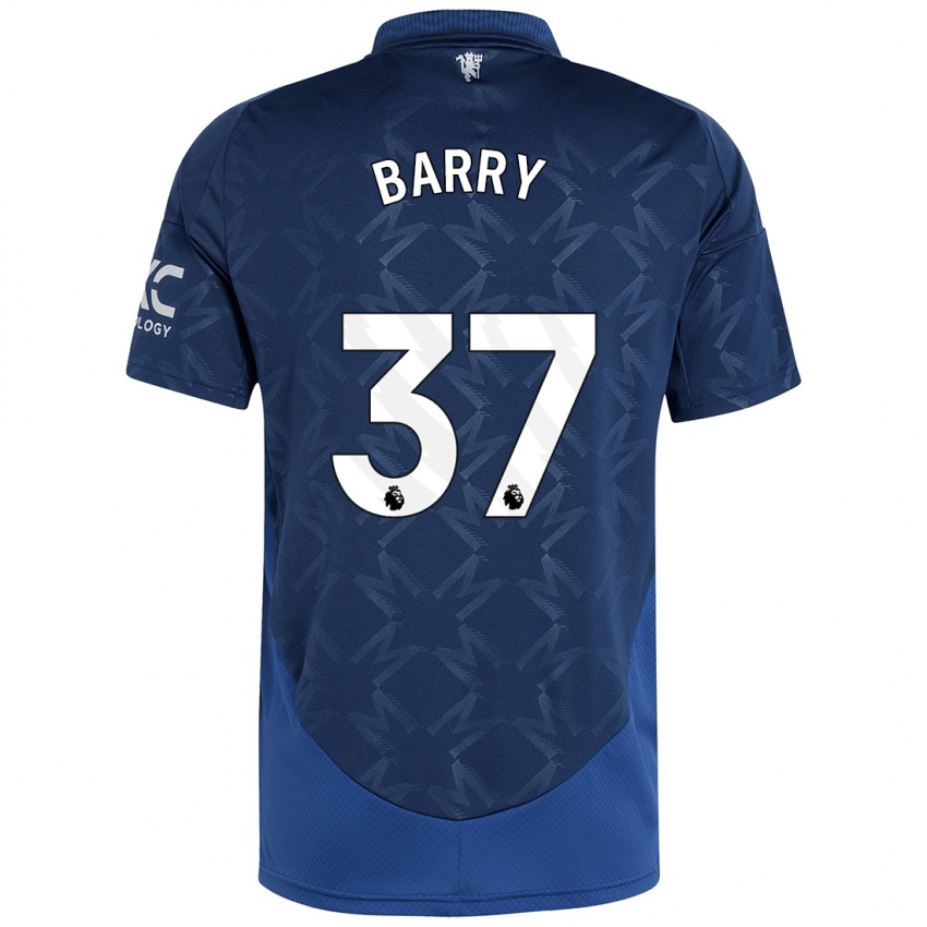 Hombre Camiseta Keira Barry #37 Índigo 2ª Equipación 2024/25 La Camisa México