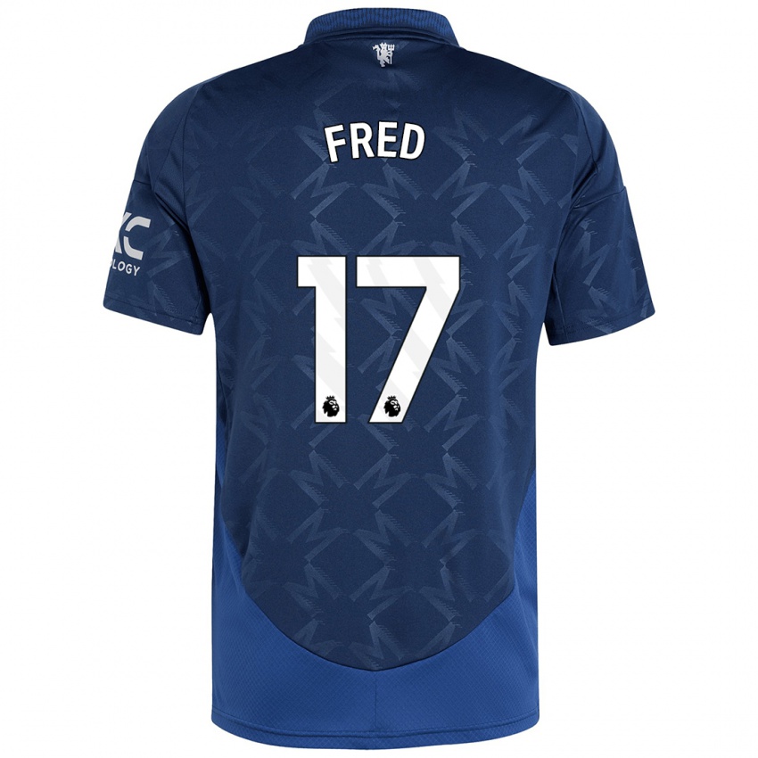 Hombre Camiseta Fred #17 Índigo 2ª Equipación 2024/25 La Camisa México