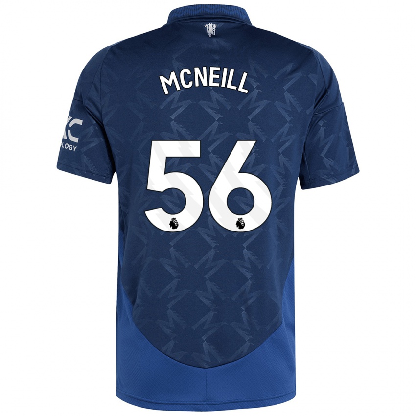 Hombre Camiseta Charlie Mcneill #56 Índigo 2ª Equipación 2024/25 La Camisa México