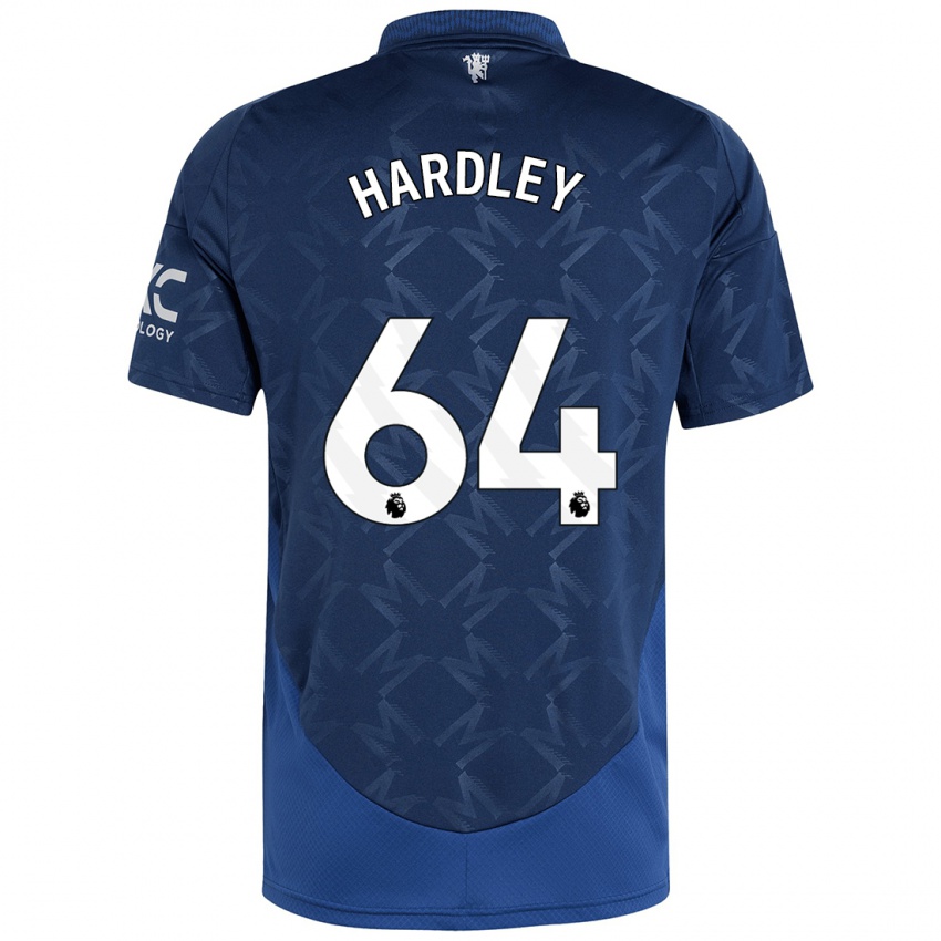 Hombre Camiseta Bjorn Hardley #64 Índigo 2ª Equipación 2024/25 La Camisa México