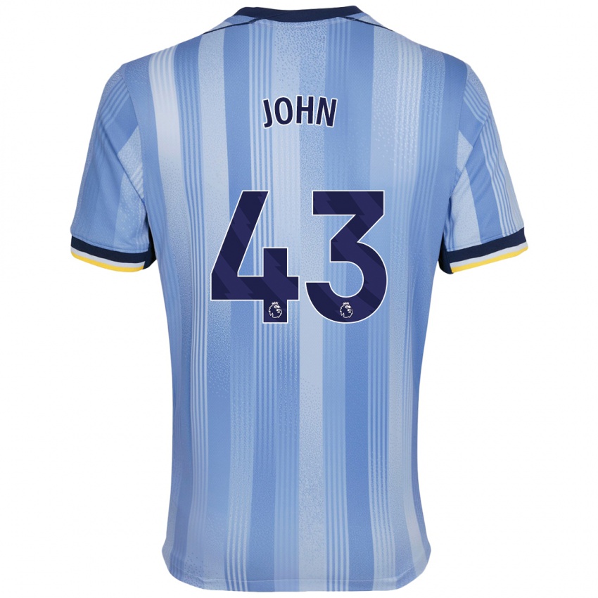 Hombre Camiseta Nile John #43 Azul Claro 2ª Equipación 2024/25 La Camisa México