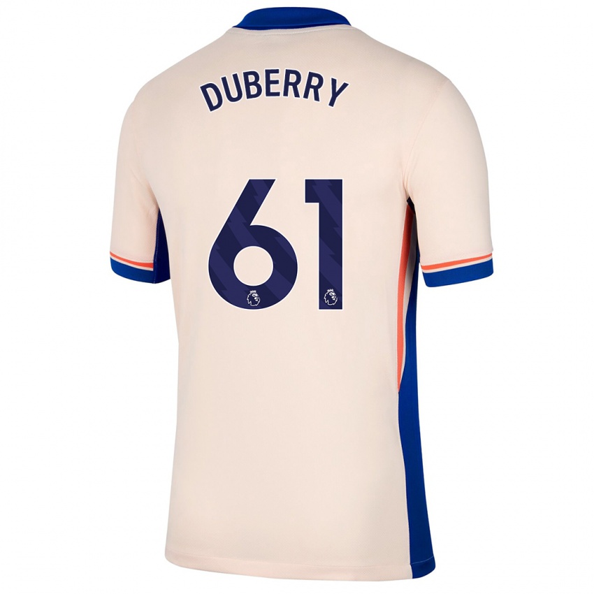 Hombre Camiseta Zain Silcott-Duberry #61 Beige Claro 2ª Equipación 2024/25 La Camisa México