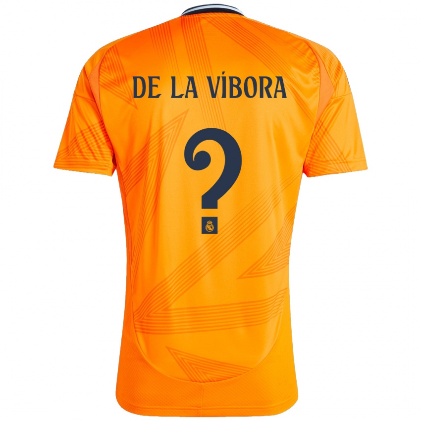 Hombre Camiseta David De La Víbora #0 Naranja 2ª Equipación 2024/25 La Camisa México