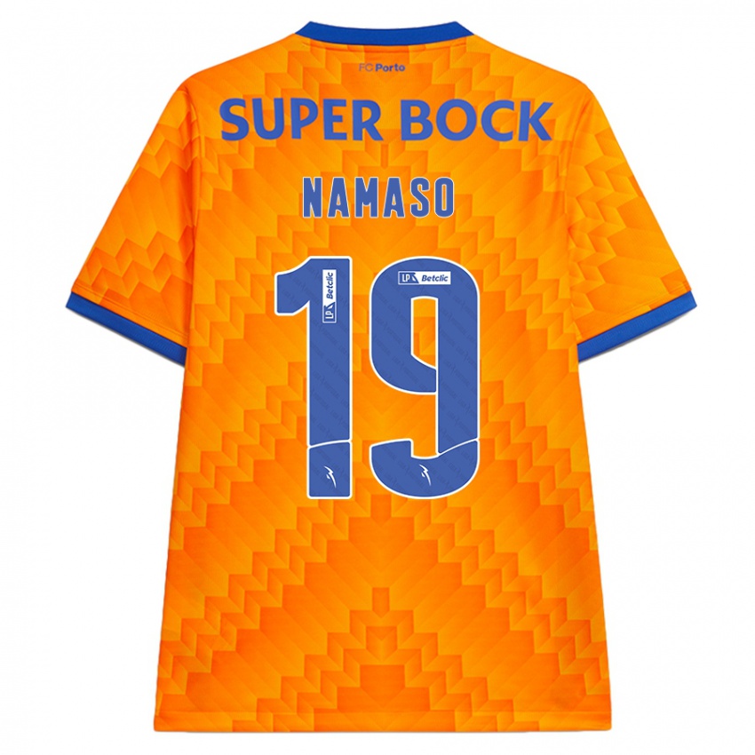 Hombre Camiseta Danny Namaso #19 Naranja 2ª Equipación 2024/25 La Camisa México