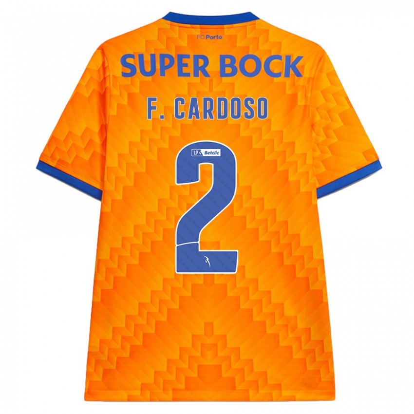 Hombre Camiseta Fabio Cardoso #2 Naranja 2ª Equipación 2024/25 La Camisa México