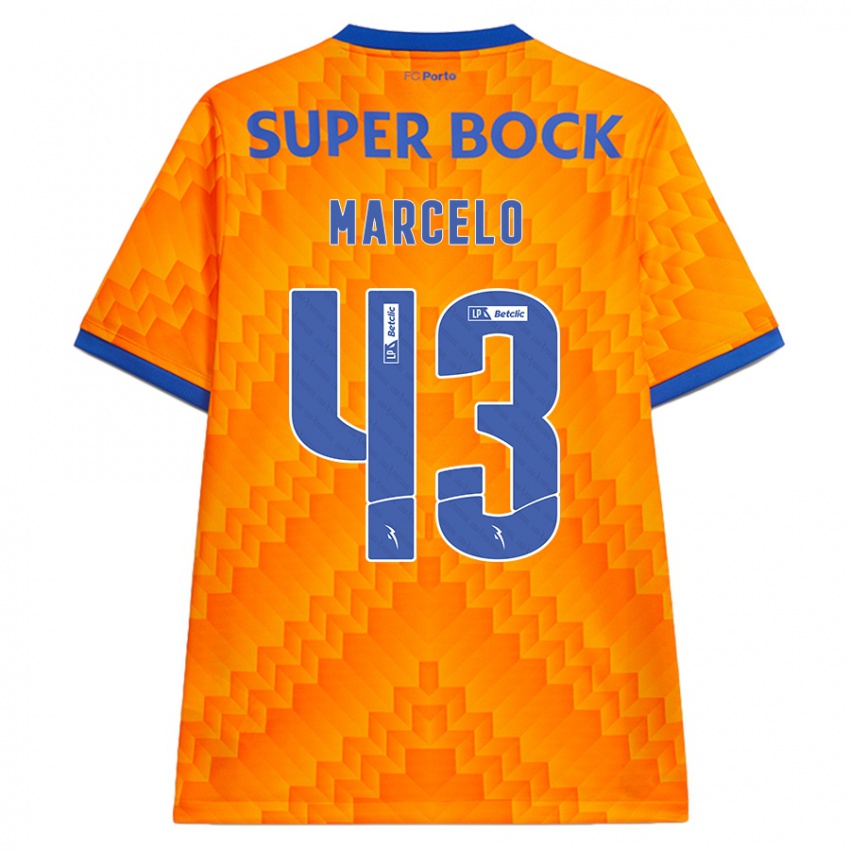 Hombre Camiseta Joao Marcelo #43 Naranja 2ª Equipación 2024/25 La Camisa México