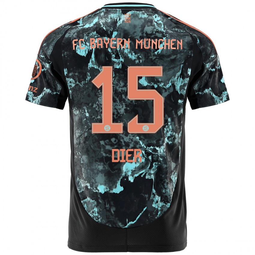 Hombre Camiseta Eric Dier #15 Negro 2ª Equipación 2024/25 La Camisa México