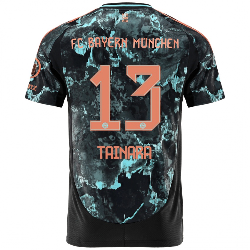 Hombre Camiseta Tainara #13 Negro 2ª Equipación 2024/25 La Camisa México