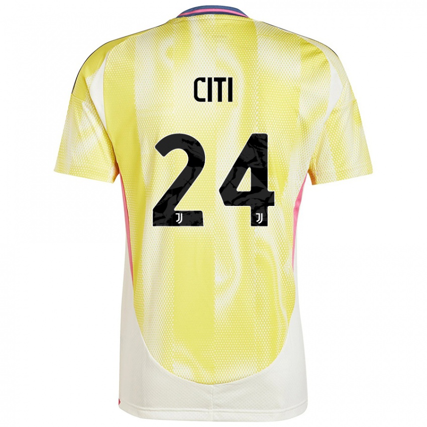 Hombre Camiseta Alessandro Citi #24 Amarillo Solar 2ª Equipación 2024/25 La Camisa México