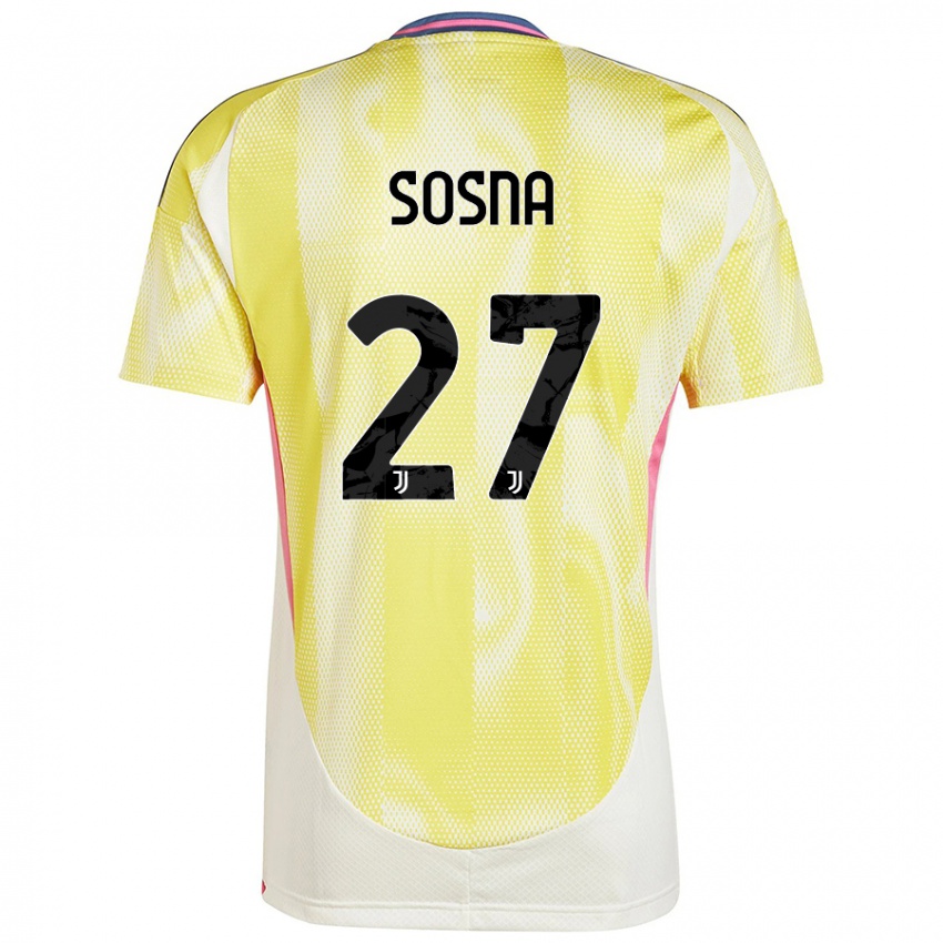 Hombre Camiseta Adam Sosna #27 Amarillo Solar 2ª Equipación 2024/25 La Camisa México