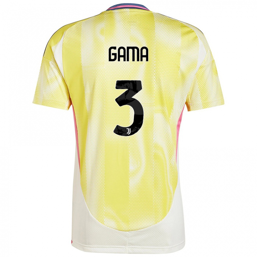 Hombre Camiseta Sara Gama #3 Amarillo Solar 2ª Equipación 2024/25 La Camisa México