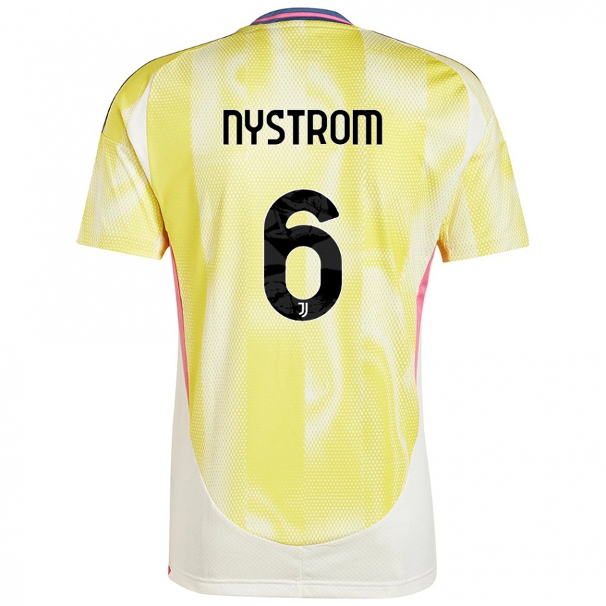 Hombre Camiseta Paulina Nyström #6 Amarillo Solar 2ª Equipación 2024/25 La Camisa México