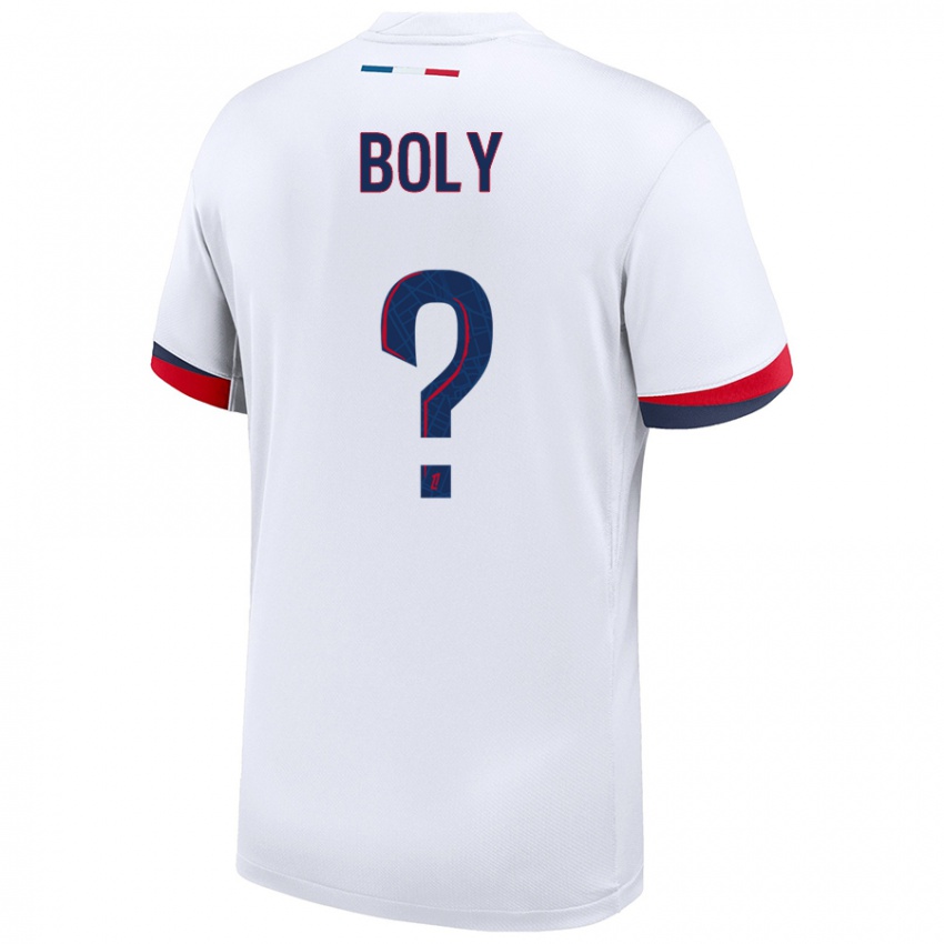 Hombre Camiseta David Boly #0 Blanco Azul Rojo 2ª Equipación 2024/25 La Camisa México