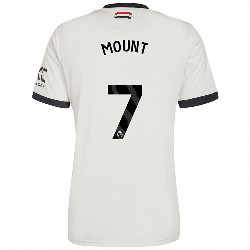 Hombre Camiseta Mason Mount #7 Blanquecino Equipación Tercera 2024/25 La Camisa México