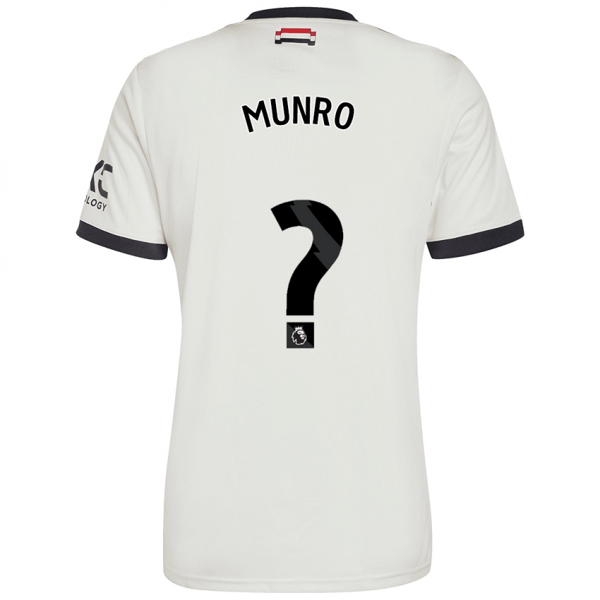 Hombre Camiseta Reece Munro #0 Blanquecino Equipación Tercera 2024/25 La Camisa México