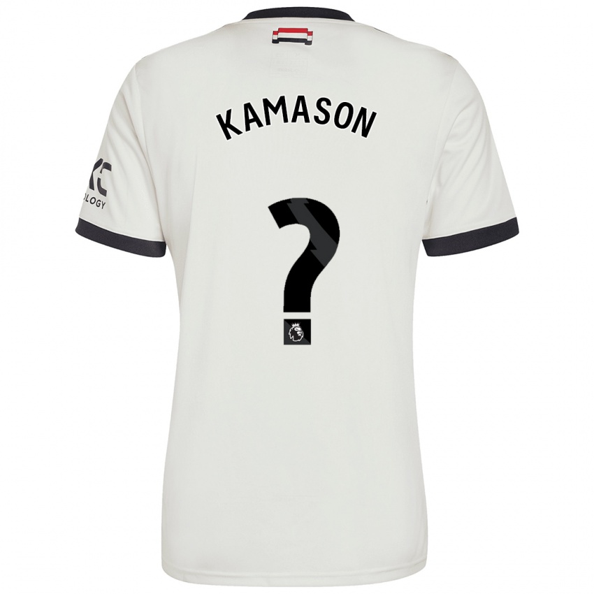 Hombre Camiseta Jaydan Kamason #0 Blanquecino Equipación Tercera 2024/25 La Camisa México