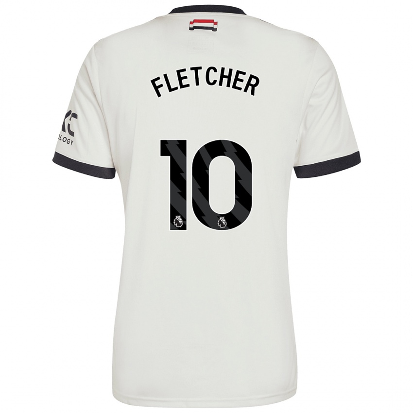 Hombre Camiseta Jack Fletcher #10 Blanquecino Equipación Tercera 2024/25 La Camisa México