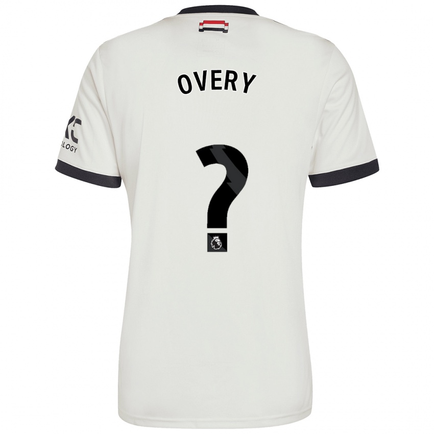 Hombre Camiseta James Overy #0 Blanquecino Equipación Tercera 2024/25 La Camisa México