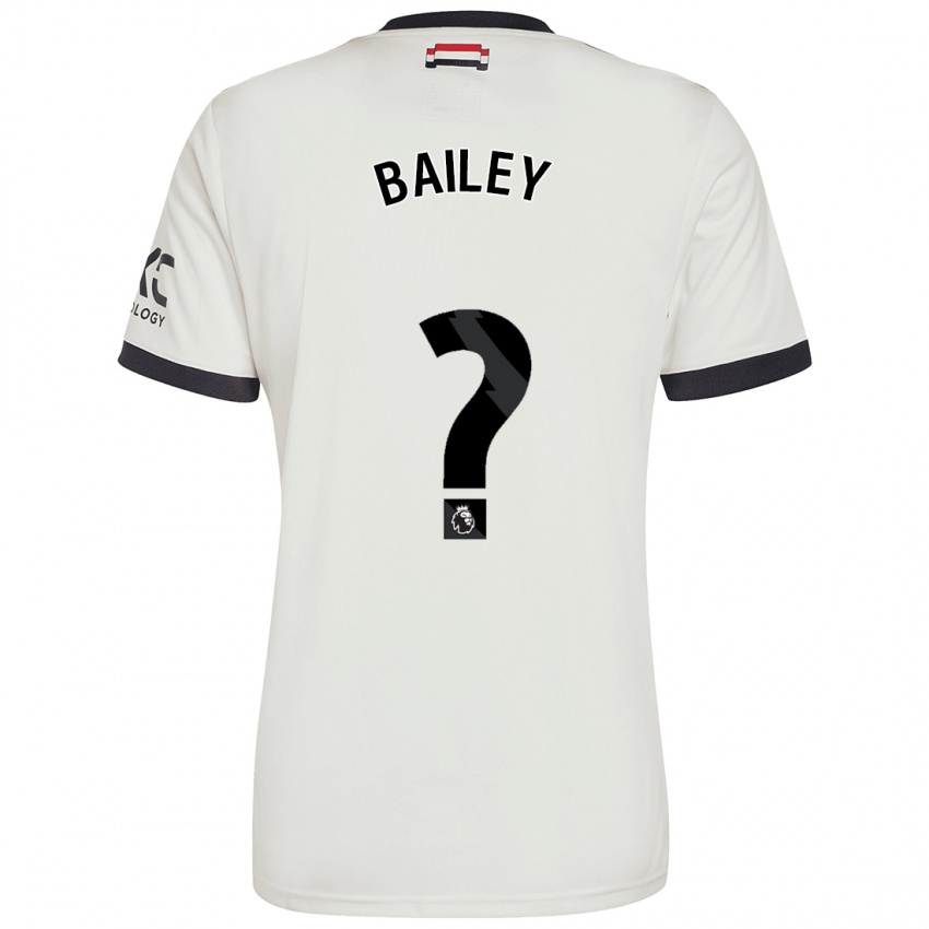 Hombre Camiseta James Bailey #0 Blanquecino Equipación Tercera 2024/25 La Camisa México