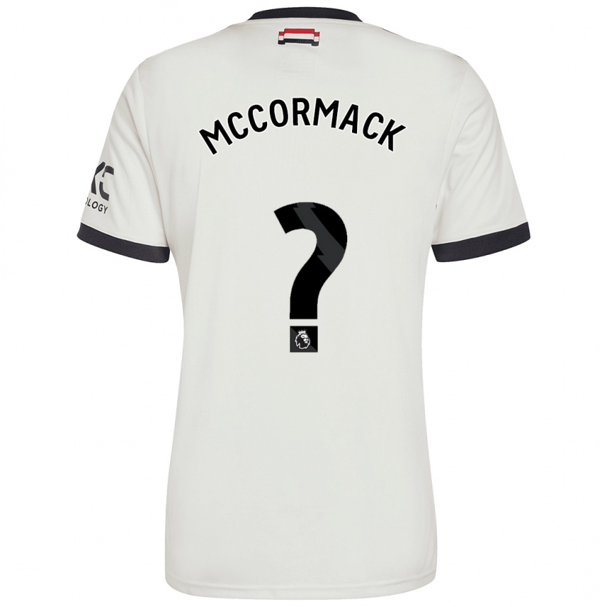 Hombre Camiseta Rafe Mccormack #0 Blanquecino Equipación Tercera 2024/25 La Camisa México