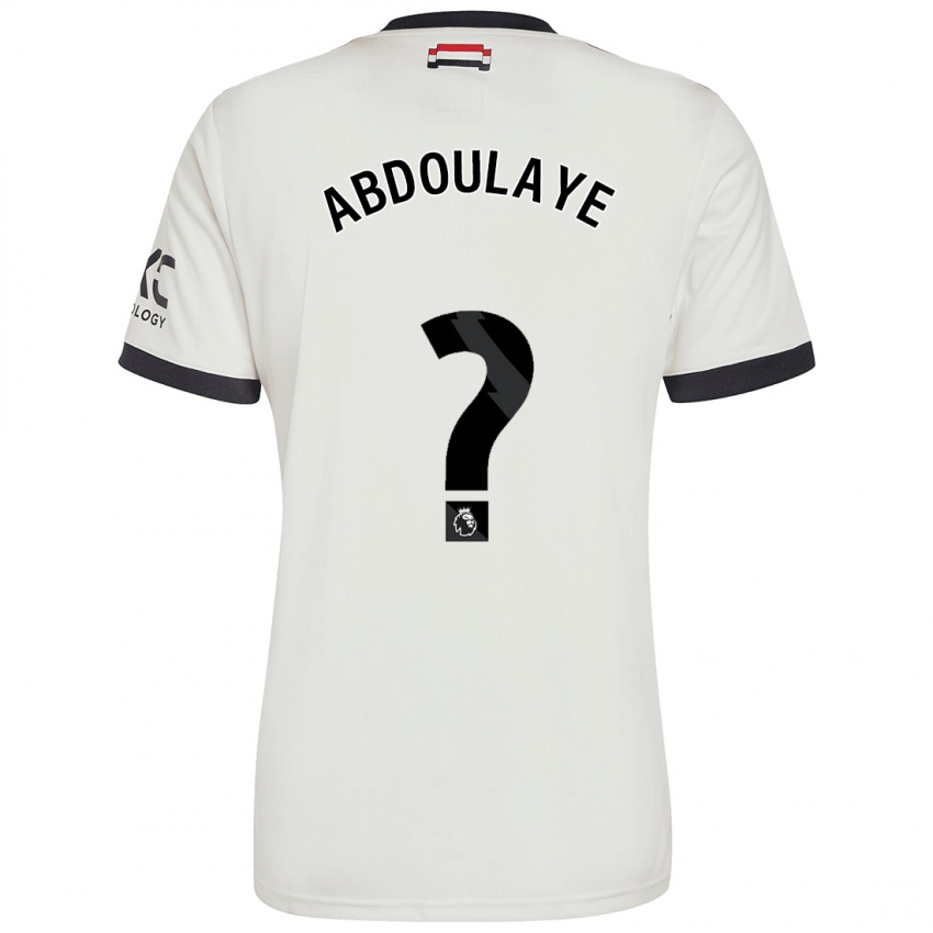 Hombre Camiseta Douka Abdoulaye #0 Blanquecino Equipación Tercera 2024/25 La Camisa México