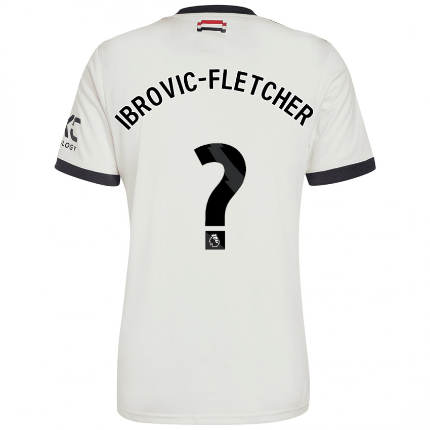 Hombre Camiseta Edward Ibrovic-Fletcher #0 Blanquecino Equipación Tercera 2024/25 La Camisa México