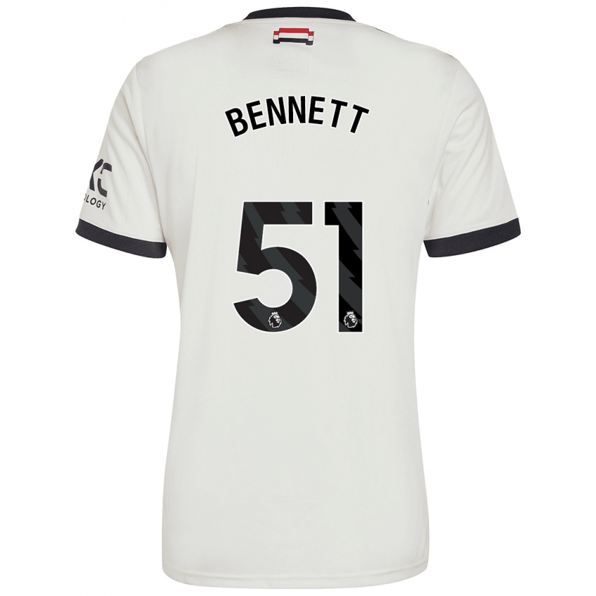 Hombre Camiseta Rhys Bennett #51 Blanquecino Equipación Tercera 2024/25 La Camisa México