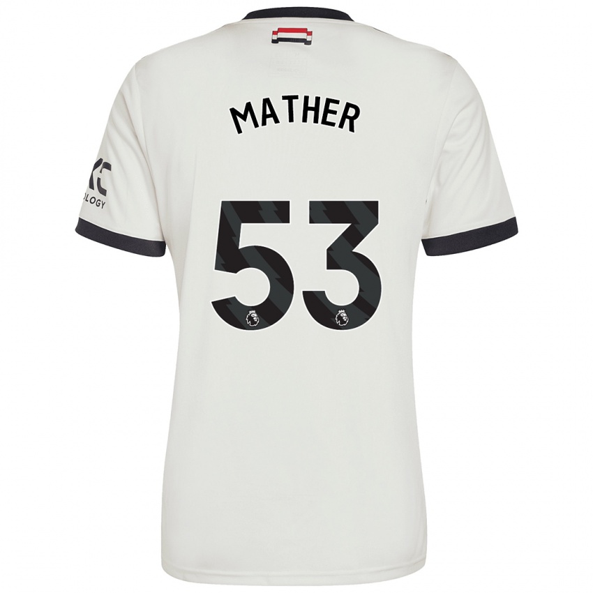 Hombre Camiseta Sam Mather #53 Blanquecino Equipación Tercera 2024/25 La Camisa México