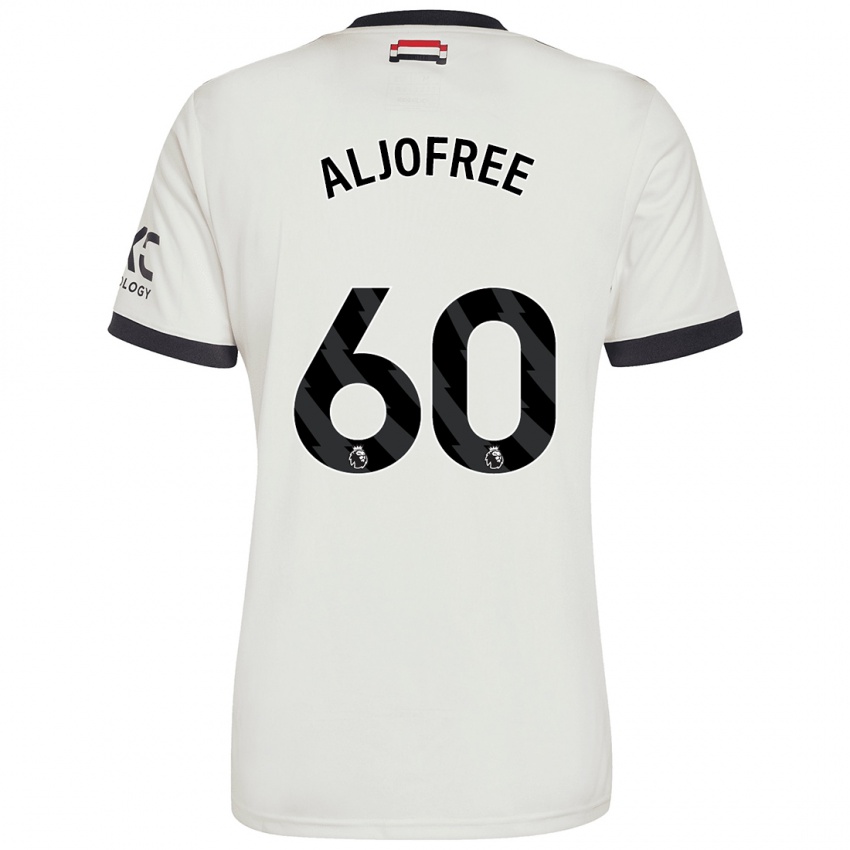 Hombre Camiseta Sonny Aljofree #60 Blanquecino Equipación Tercera 2024/25 La Camisa México