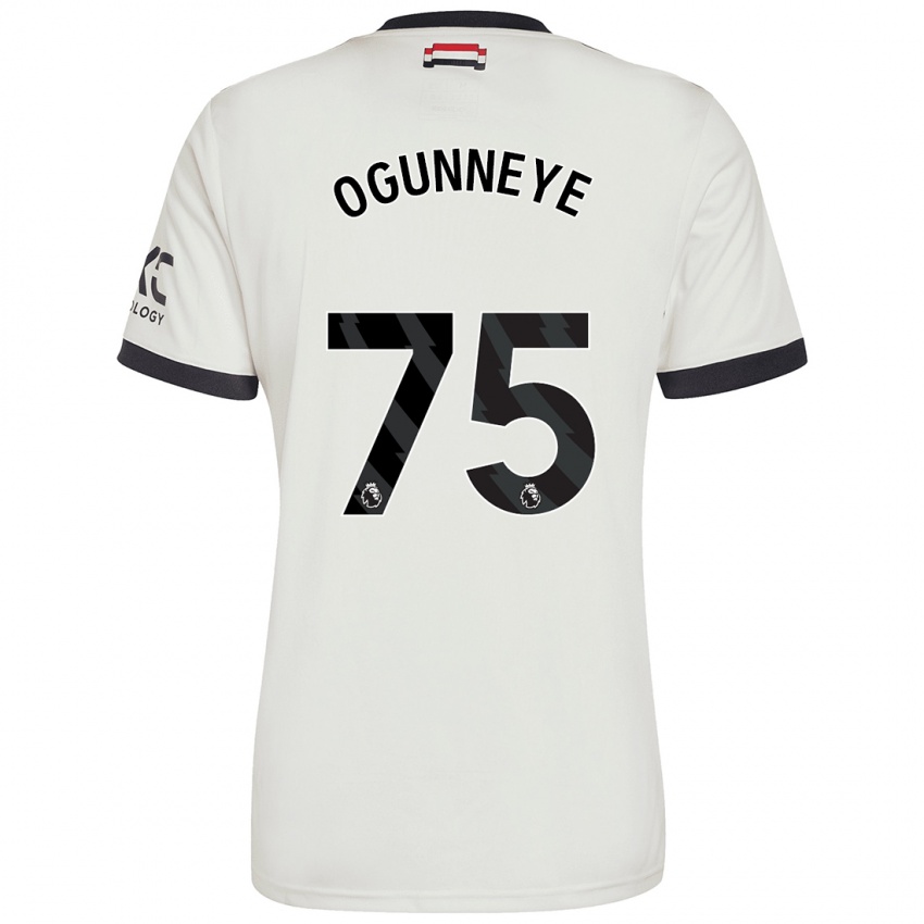 Hombre Camiseta Habeeb Ogunneye #75 Blanquecino Equipación Tercera 2024/25 La Camisa México