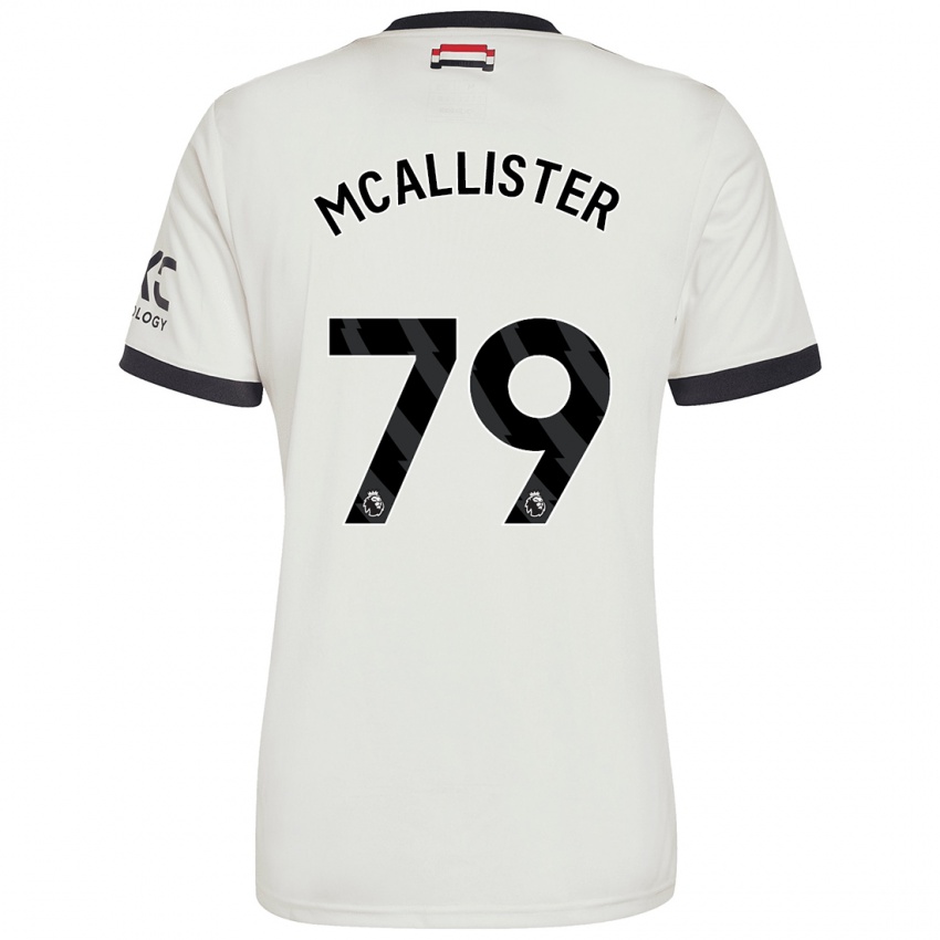 Hombre Camiseta Finley Mcallister #79 Blanquecino Equipación Tercera 2024/25 La Camisa México